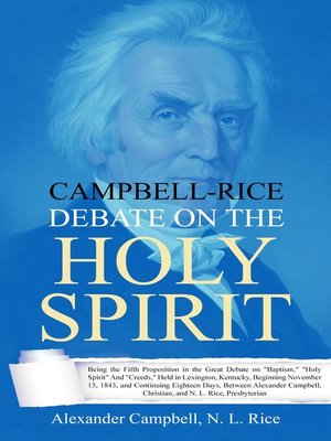 cover image of Campbell-Rice Debate on the Holy Spirit
